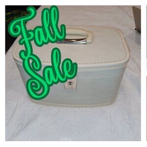 Vintage Train Cosmetic Case